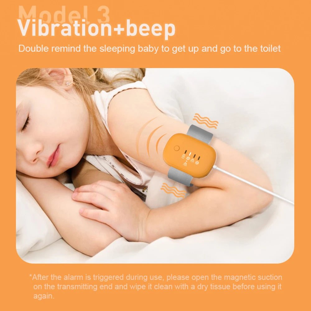 Baby Bedwetting Alarm,Pee Alarm with 3 Modes for Kids