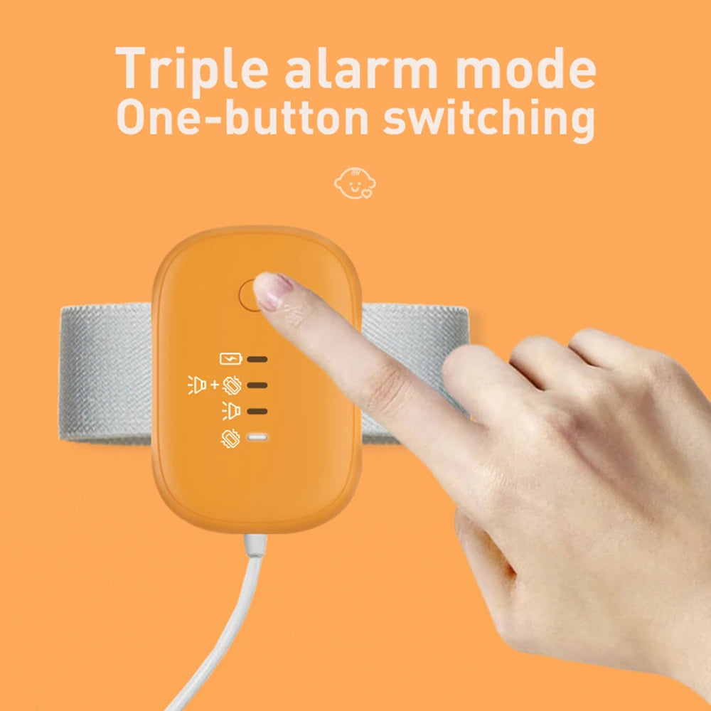 Baby Bedwetting Alarm,Pee Alarm with 3 Modes for Kids