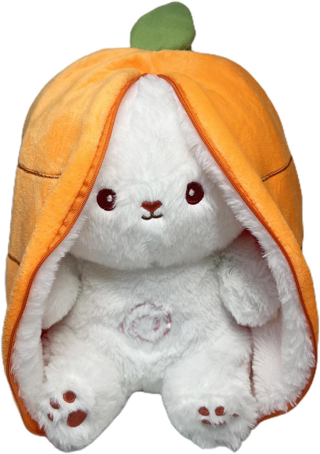 Sleeping Rabbit Plush Breathing,Calming music,sound of breathing,glowing heart