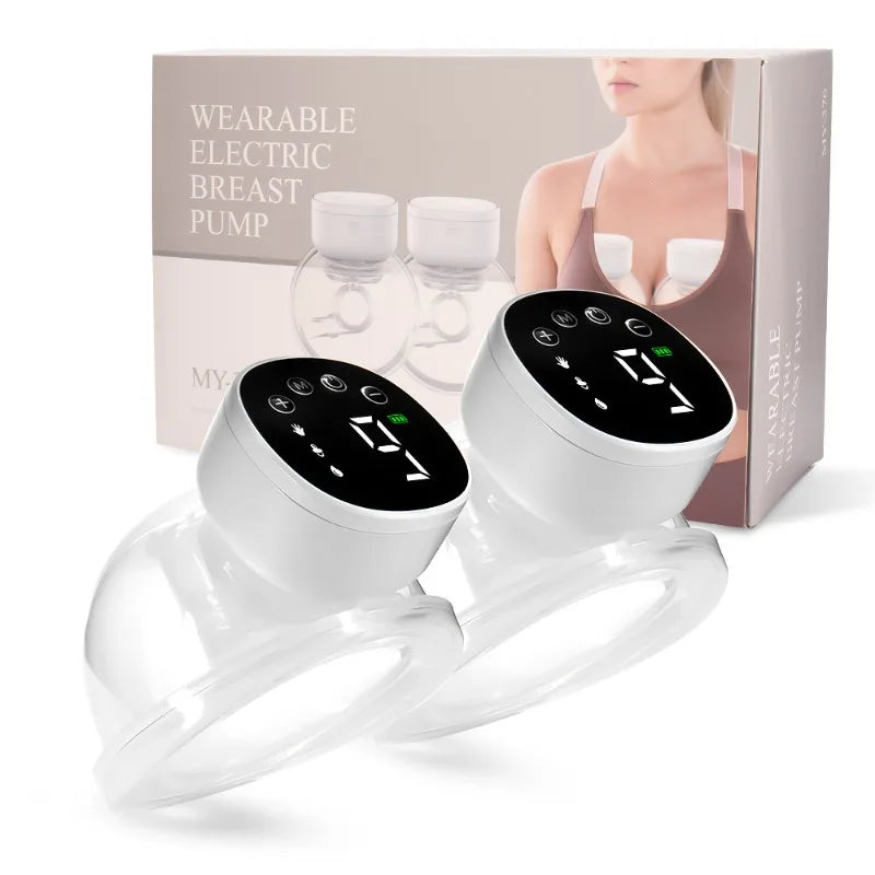 Wearable Breast Pump Electric Handsfree 3 Modes 9 Levels