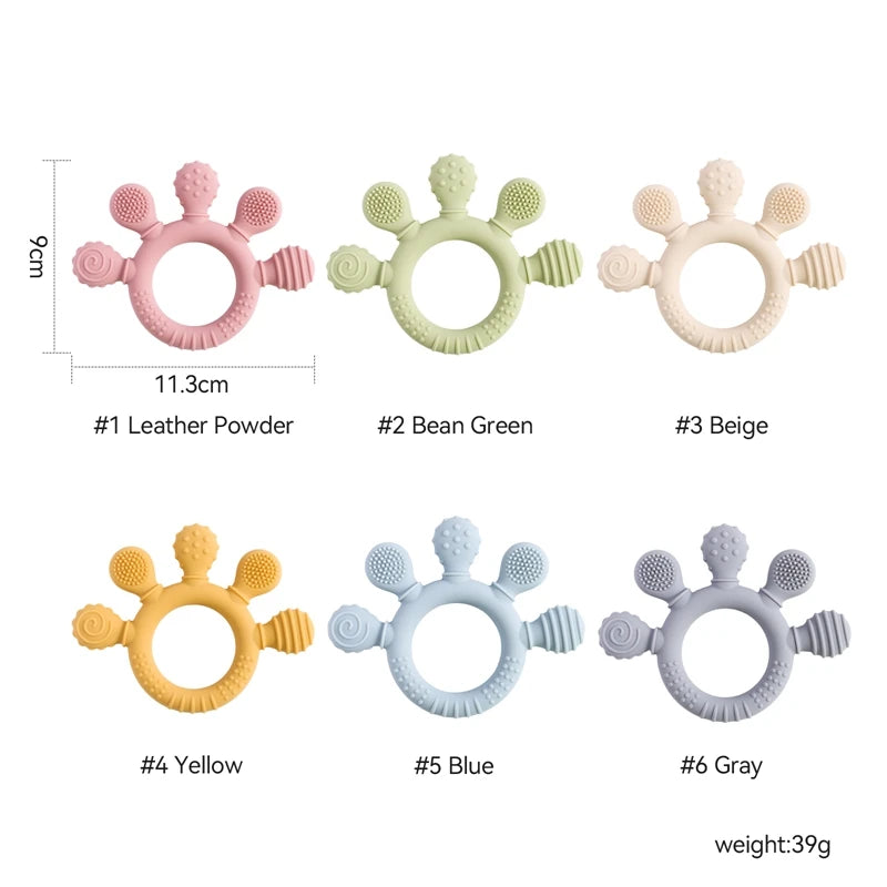 New Baby Silicone Teether Dental Toys,BPA Free Silicone