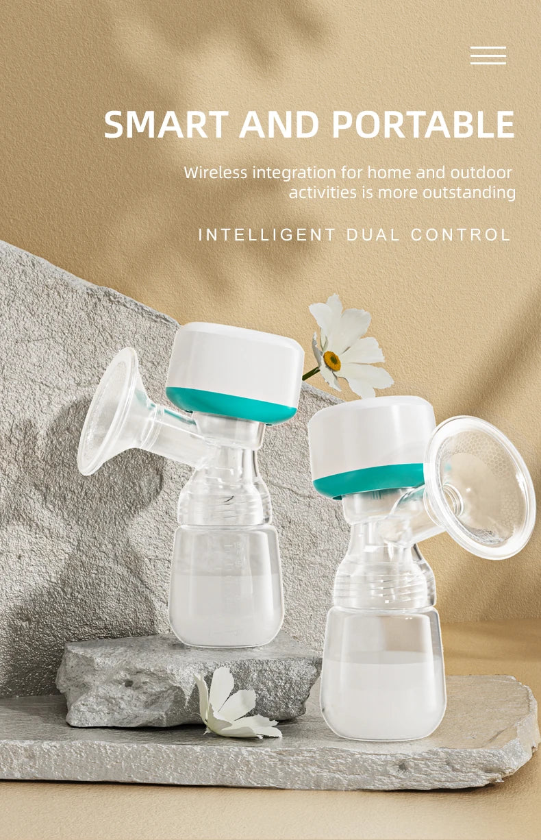 Electric Breast Pump With 180ml Bottle Milk Puller