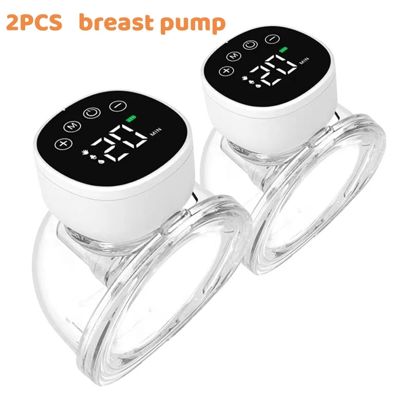 Wearable Breast Pump Electric Handsfree 3 Modes 9 Levels