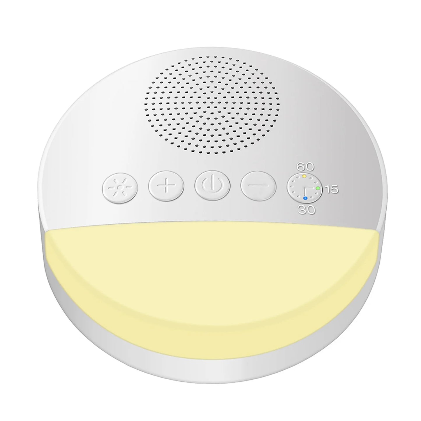 White Noise Sleep Machine Built-in 6 Soothing Sound Soft Breath Light 15/30/60 Intelligent Timing