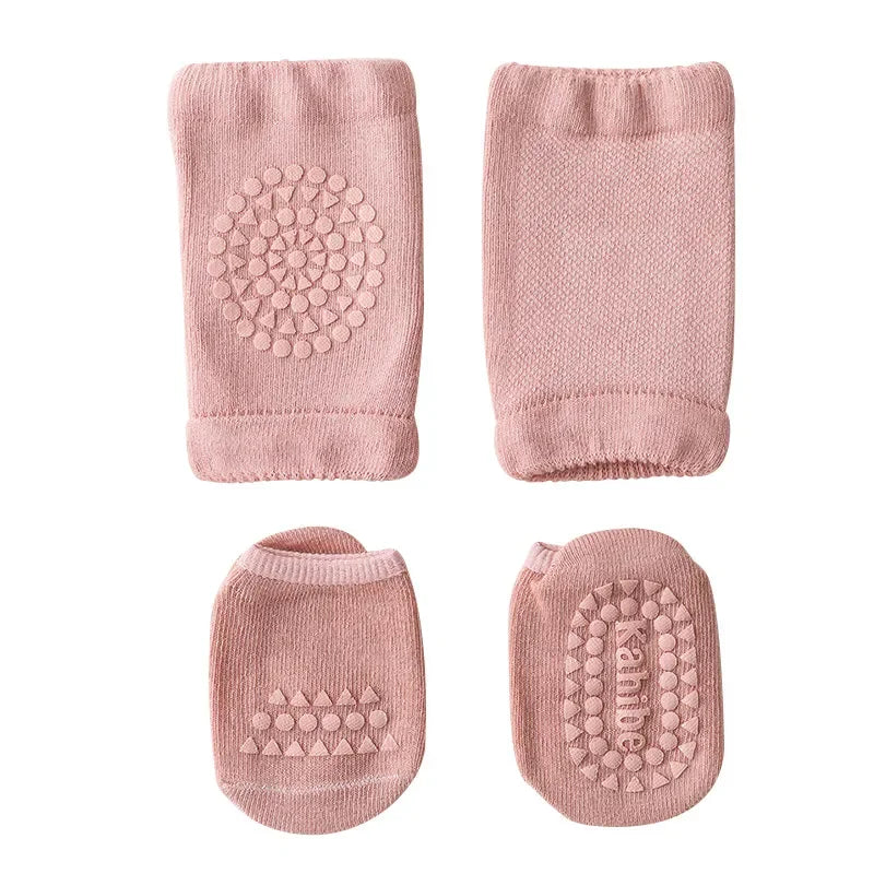 Baby Knee Pads,Socks Set for Girls-Boys