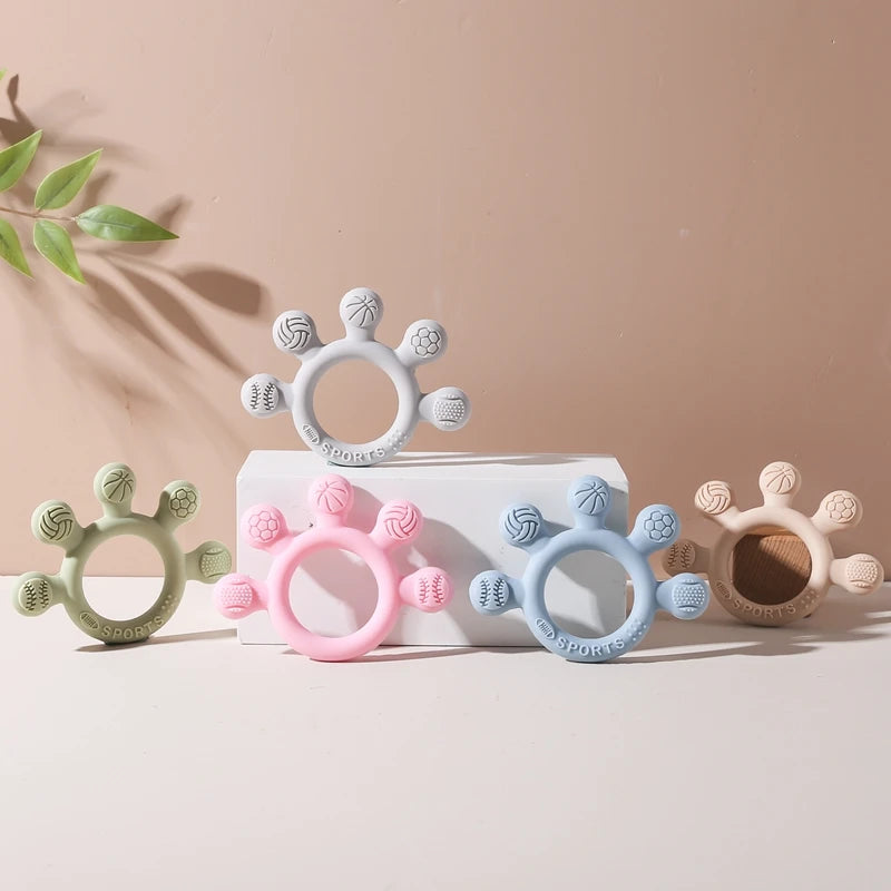 New Baby Silicone Teether Dental Toys,BPA Free Silicone