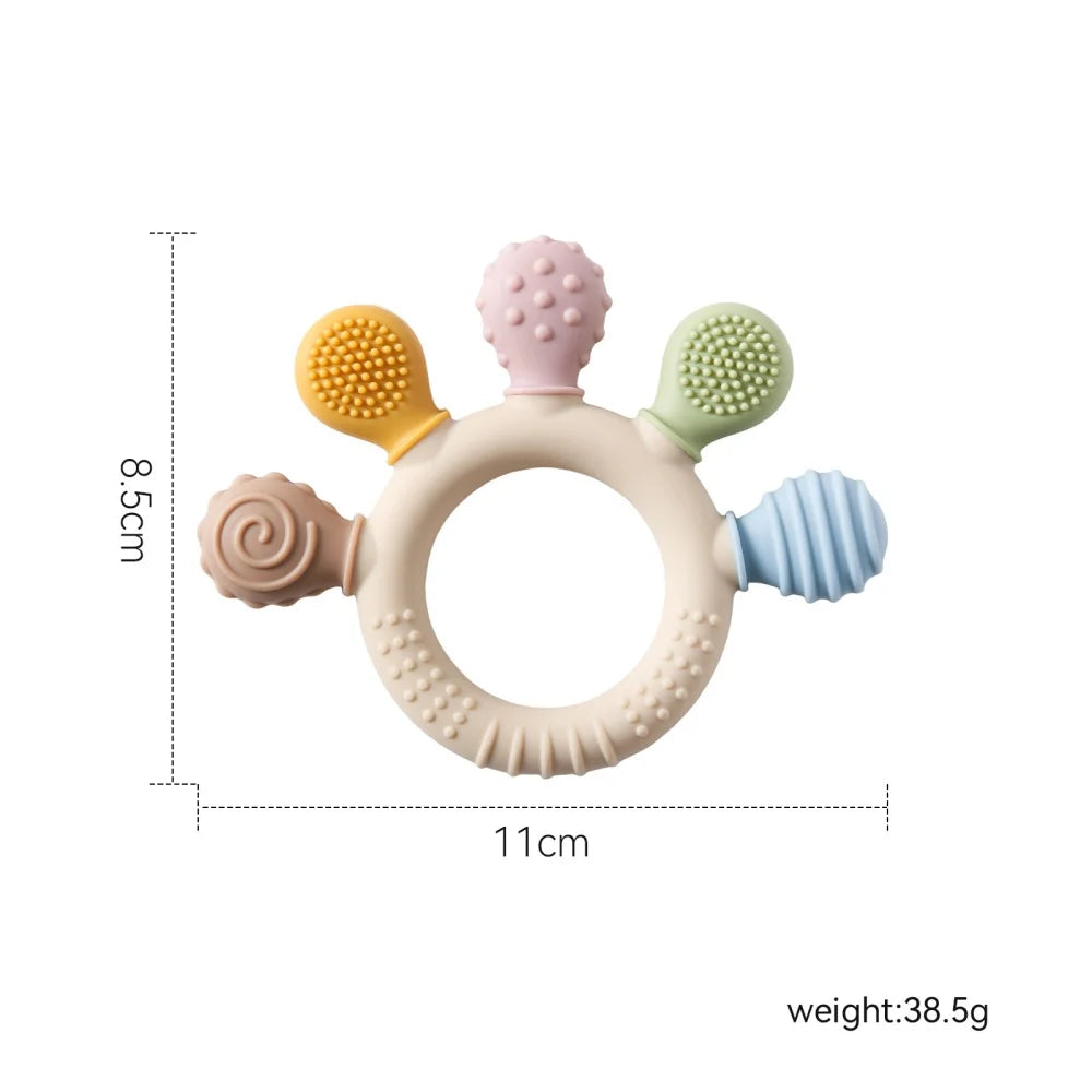 New Baby Silicone Teether Dental Toys,BPA Free Silicone