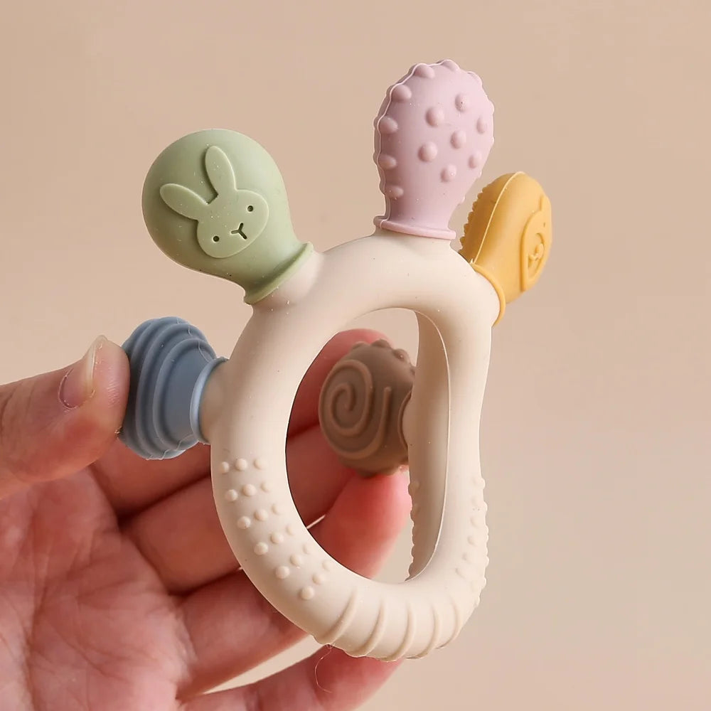 New Baby Silicone Teether Dental Toys,BPA Free Silicone